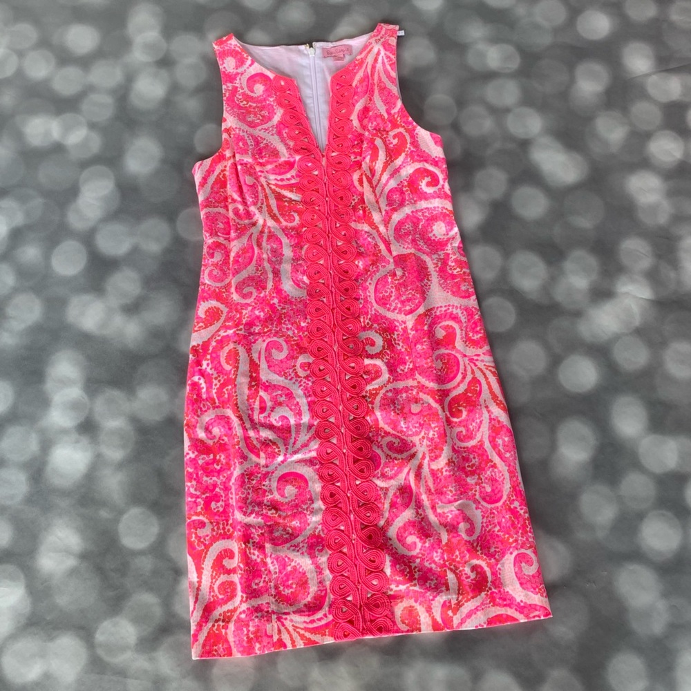 Lilly Pulitzer Ryder Shift Dress Pink Pout
